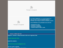Tablet Screenshot of electricacomercial.com.ar